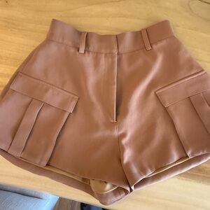 House of CB Rose Brown Cargo Shorts